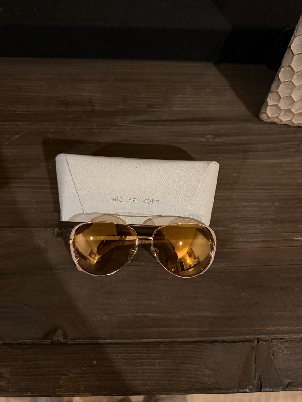 Michael Kors Women’s Aviator Sunglasses -